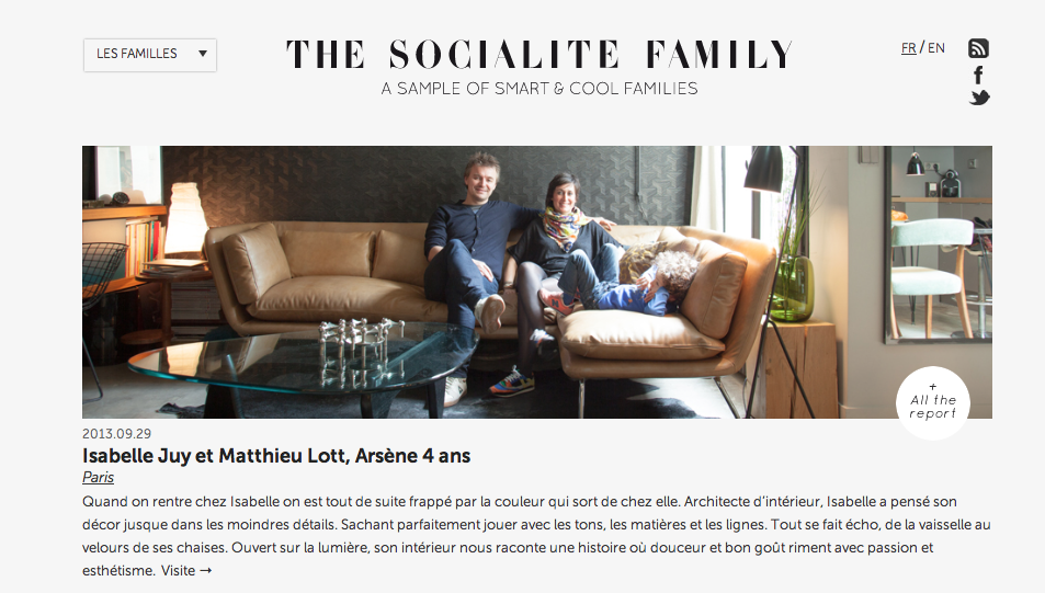 THE SOCIALITE FAMILY 2013 FRANCE